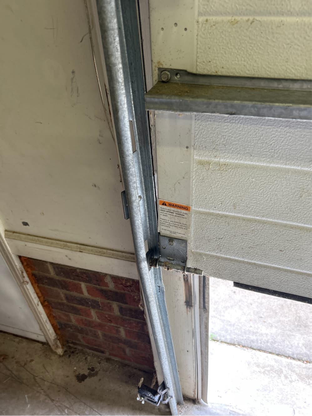 Garage door maintenance service